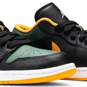 Mens Air Jordan 1 Low 'Green Gold' Size 9.5